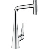 HANSGROHE Metris Select M71 páková drezová batéria s vyťažiteľnou sprškou s prepínaním, 2jet, výška výtoku 333 mm, chróm, 73820000