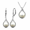 SOFIA perlový strieborný set náušnice a prívesok AEAP3841Z,WFM/R+AESOF-AE001Z,WFM/R