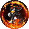 CUKROVÁ TLAČ Jedlý obrázok na tortu SONIC SONIK JEŽKO SHADOW + MENO POSTAVY 24