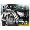 Deflektory - protiprievanové plexi Dodge Nitro 5D od 2007 (+zadné)