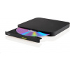 HITACHI LG - externa mechanika DVD-W/CD-RW/ DVD±R/±RW/ RAM/M-DISC, Ultra Slim, OTG konektor, Black, box+SW GP96YB70