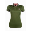 Polo t -shirt s krátkym rukávom HKM zelená veľkosť (Tréningová tanečná sukňa pre dlhý štandard L)