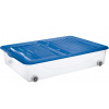 Tontarelli DODO STOCK-BOX s vekom, kolieska 56,4L transparent/modrá 8035662ACL