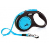 Vodítko Flexi New Neon S páska 5 m (do 15 kg) modrá