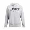 Under Armour Rival Fleece Wordmark Hoodie-GRY 1386512-011