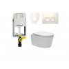 Swiss aqua technologies Cenově zvýhodněný závěsný WC set Geberit k zazdění + WC SAT Brevis SIKOGE1W1