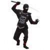 Detský kostým ninja, čierny Pre vek 8-10 rokov