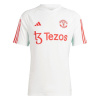 adidas Manchester United Training Shirt 2023 2024 Adults Core White XS