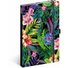 Baagl Notes Tropical, linkovaný, 13 x 21 cm