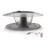 Prosperplast krmítko pre vtáky BIRDYFEED ROUND IBFR 29,4cm šedý kameň