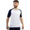 Pánsky futbalový dres Givova Capo Interlock bielo-modrý MAC03 0304 Veľkosť: M