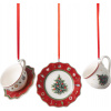 VILLEROY & BOCH Toy 's Delight Decoration Vianočná závesná ozdoba Servis 3ks Villeroy & Boch
