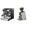 Rocket Espresso Appartamento TCA, black/black + Eureka Mignon Single Dose, White & Oak