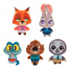 Zootropolis Plyšák 8 cm (5-Pack) (Hračka)