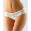 GINA Dámske francúzske nohavičky s čipkou Delicate | 14104P - biela, 46/48