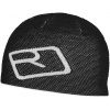 Zimná čiapka Ortovox Merino Logo Knit Beanie - black raven uni