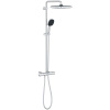 GROHE Vitalio Comfort nástenný sprchový systém s termostatom, horná sprcha 1jet EcoJoy 250 x 250 mm, ručná sprcha 2jet, chróm, 26696001