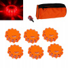 6X BLESKOVÁ FLARA LED VÝSTRAŽNÁ LAMPA MAJÁK MAGNET HÁČIK SILNÁ