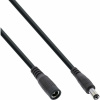 Kábel predlžovací DC 5.5mm / 2.1mm, AWG24, 3m, čierny