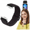 Pásik Cloth pre hodinky Huawei Watch Fit 2, pletený náramok pre inteligentné hodinky