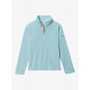 Mikina dievčenská Columbia Glacial Fleece Half Zip - aqua haze/sunset peach