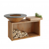 OFYR Island+ Corten 100 Teak Wood oceľ cortenová, teakové drevo