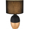 Globo Lighting Valentino stolová lampa 1x40 W čierna-zlatá 21627B