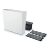 PROSPERPLAST Truhlík vysoký URBI CASE biely 77,0cm