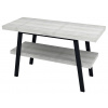 SAPHO TWIGA 120 x 50 x 72cm stolík pod umývadlo, čierna matná / dub starobiely, VC453-120-5