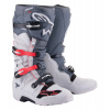 topánky TECH 7 ENDURO ALPINESTARS grey/red fluo/black 2025 Veľkosť: 43, Veľkost: 43