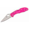 Vega Spyderco C11FPPNS30V Delica 4 Lightweight Pink vreckový nôž 7,4 cm, ružová, FRN