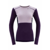 Tričko Devold Lauparen Merino 190 Shirt Wmn Lilac - L / Orchid/Lilac/Ink