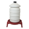 TOPTRADE napájačka plastová, barelová, na podstavci, pre hydinu, 20 l