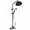 Rav slezák Sprchový systém RAV SLEZÁK Morava retro se sprchovým setem černá matná MK181.5/7CMAT