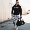 Pánské legíny Camo - GymBeam barva: zelená, velikost: XL
