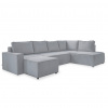 MID.YOU SEDACIA SÚPRAVA, textil, svetlosivá - Online Only obývacie izby - 001454005704