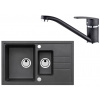 Set Alveus (dřez Intermezzo 70 Black 91 + baterie Nina Black 91) SETA029