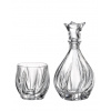 Bohemia Crystal whiskey set Bromelias (1 karafa + 6 pohárov)