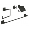 Grohe QuickFix Start Cube Set kúpeľňových doplnkov 4 v 1, matná čierna 411152430-GR