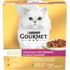 Gourmet Gold hovädzina a kura morka a kačica morské ryby králik a pečeň 8 x 85 g