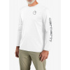 Tričko s dlhými rukávmi Carhartt Force Sun Defender Relaxed LS Logo T-Shirt - white