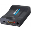 WG - Audio video konvertor SCART na HDMI, černá