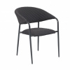 Doppler Melia LIKA-TEX® antracit - luxusné záhradné kreslo - Rozbalený tovar (N557)