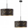 Lampa kolies Miami II 30 cm čierna mramorová doprava 24 (Lampa kolies Miami II 30 cm čierna mramorová doprava 24)