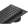 Odtokový žľab nízky MEXEN FLAT BLACK 50 cm - vzor G08