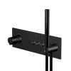 Steinberg 390 Termostatická batéria pod omietku, na 3 spotrebiče, s telesom, matná čierna 390 4232 2 S