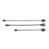 FORCE kábel dobíjací Micro USB uni mix dĺžok