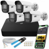 Sada pre monitorovanie domu 5Mpx IP POE, 4 vonkajšie kamery, detekcia DVS