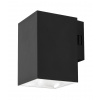 Rabalux Čierne fasádne LED svietidlo Urfa Cube 9W IP65 CCT 77156