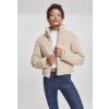 Ladies Boxy Sherpa Puffer Jacket S